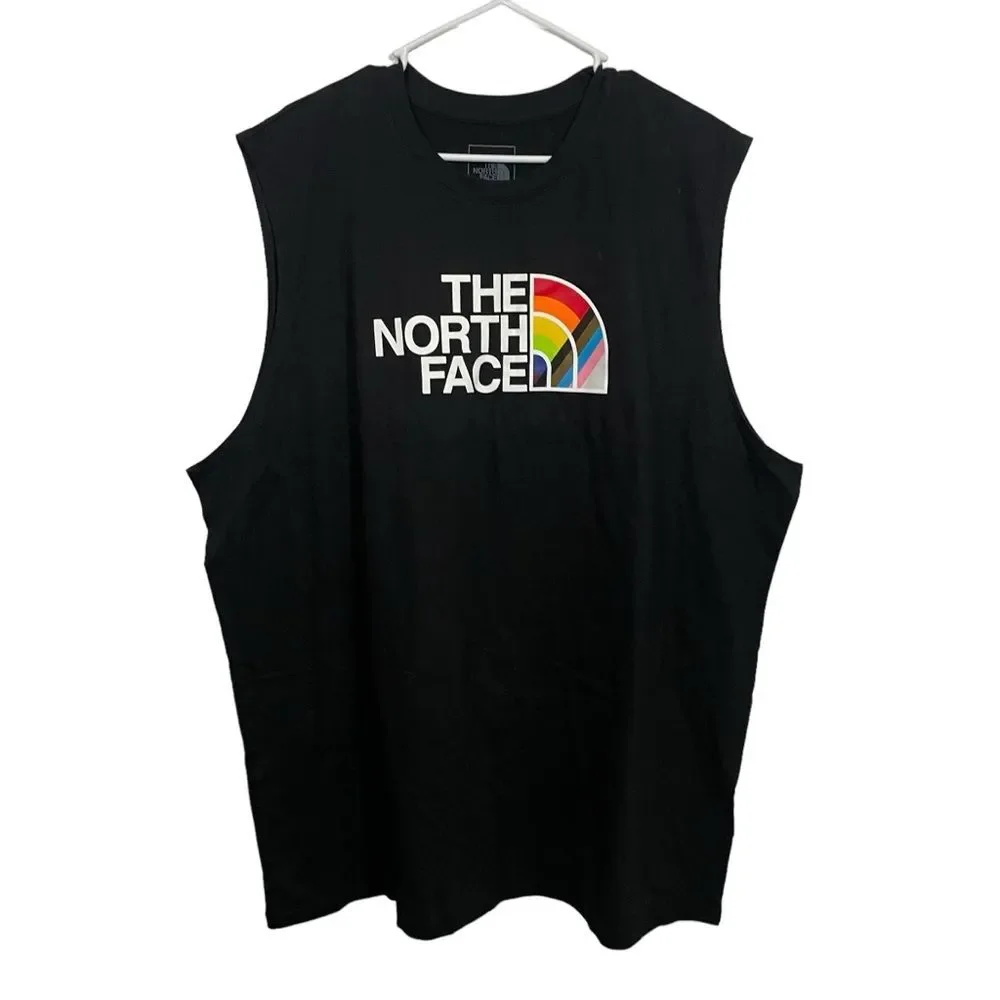 NWT The North Face Black Graphic Tank Top